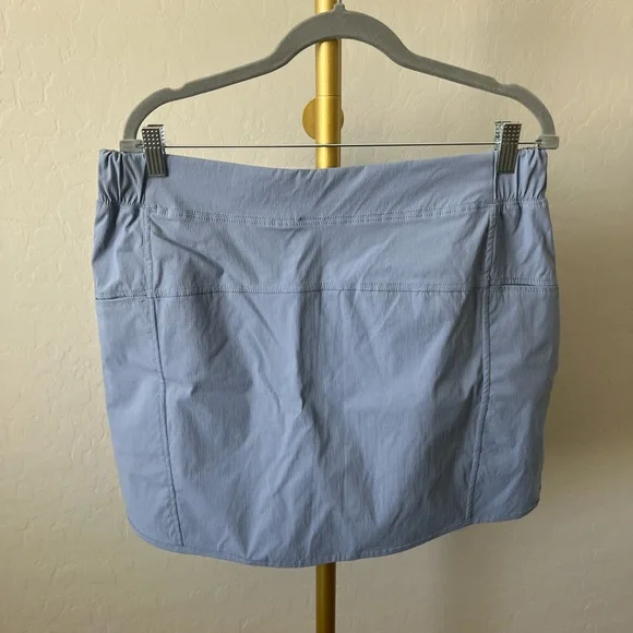 Women's Blue Casual Skorts - Picture 2 of 5